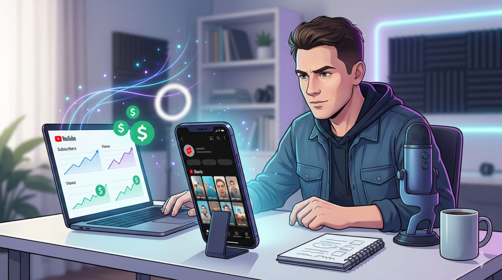 earn money youtube shorts: choose the right niche online business