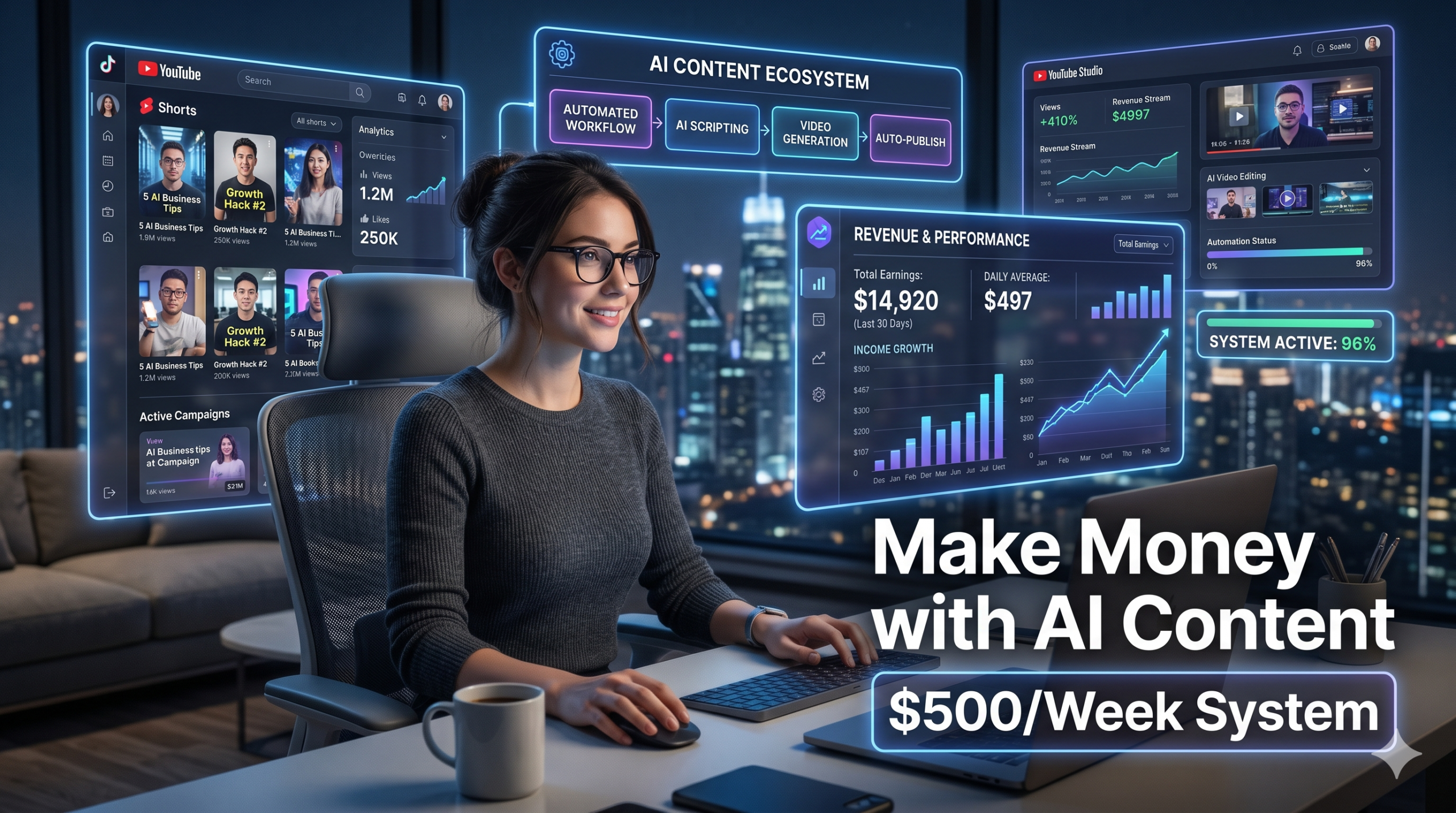 Make Money with AI Content in 2026: $500/Week Beginner System